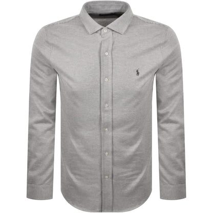 Ralph Lauren Puppytooth Print Shirt Cream