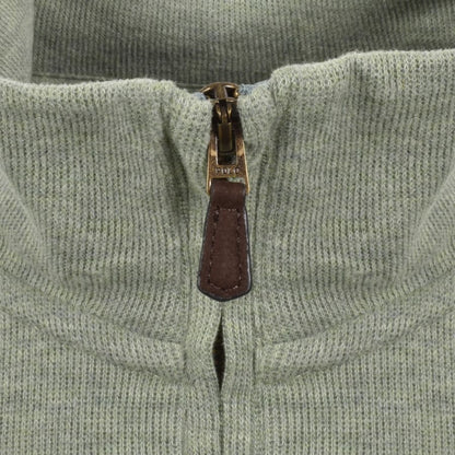 Ralph Lauren Quarter Zip Knit Jumper Green