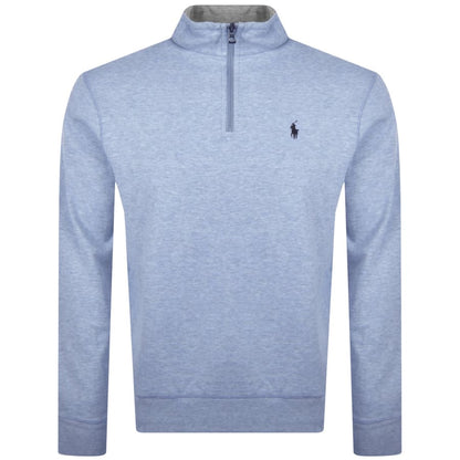 Ralph Lauren Quarter Zip Sweatshirt Blue