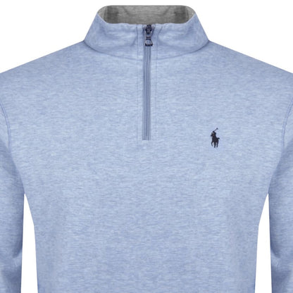 Ralph Lauren Quarter Zip Sweatshirt Blue