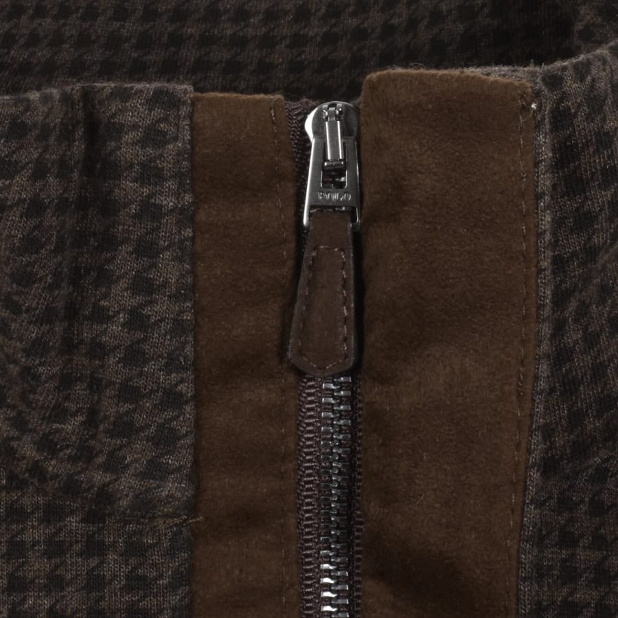 Ralph Lauren Quarter Zip Sweatshirt Brown