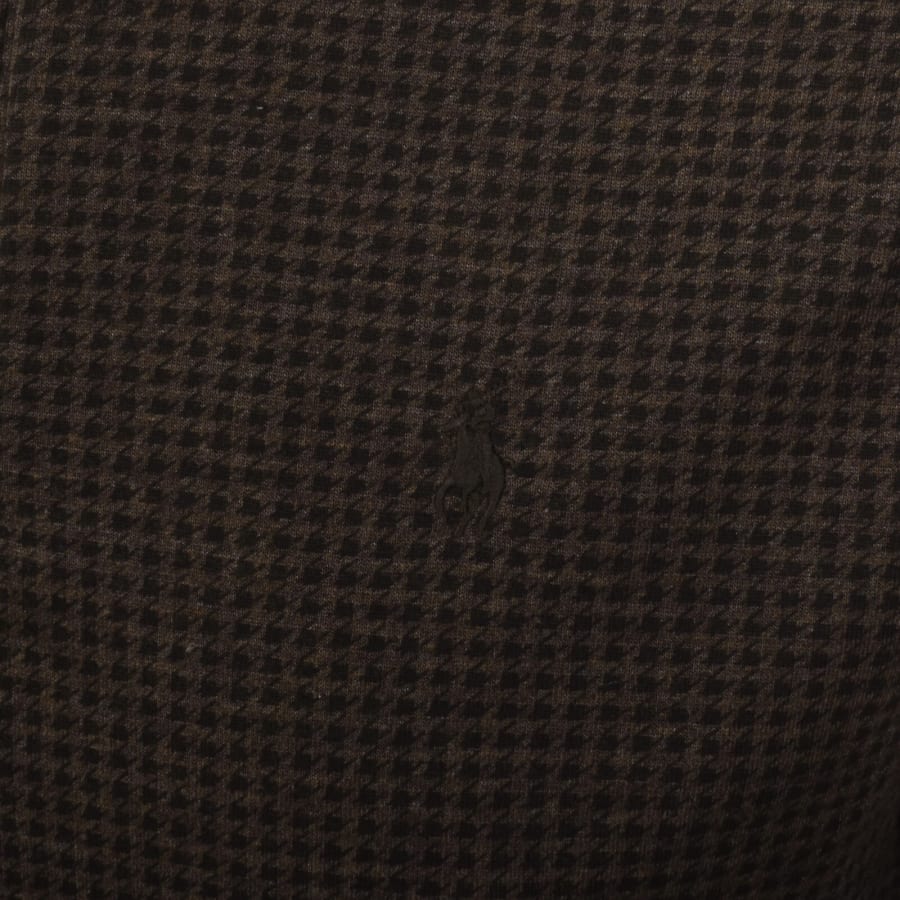 Ralph Lauren Quarter Zip Sweatshirt Brown