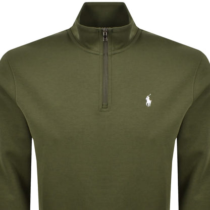 Ralph Lauren Quarter Zip Sweatshirt Green