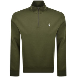 Ralph Lauren Quarter Zip Sweatshirt Green