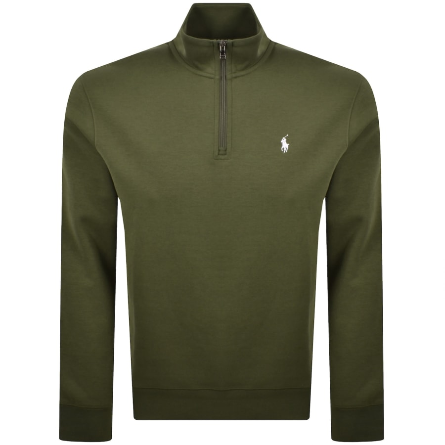 Ralph Lauren Quarter Zip Sweatshirt Green