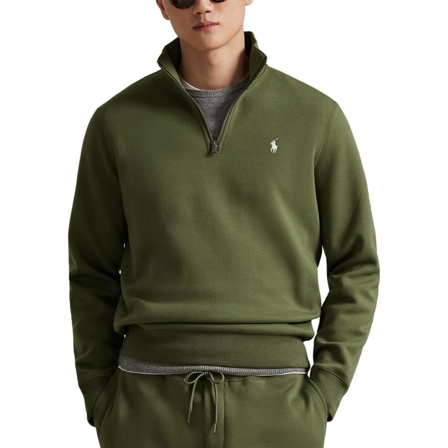 Ralph Lauren Quarter Zip Sweatshirt Green