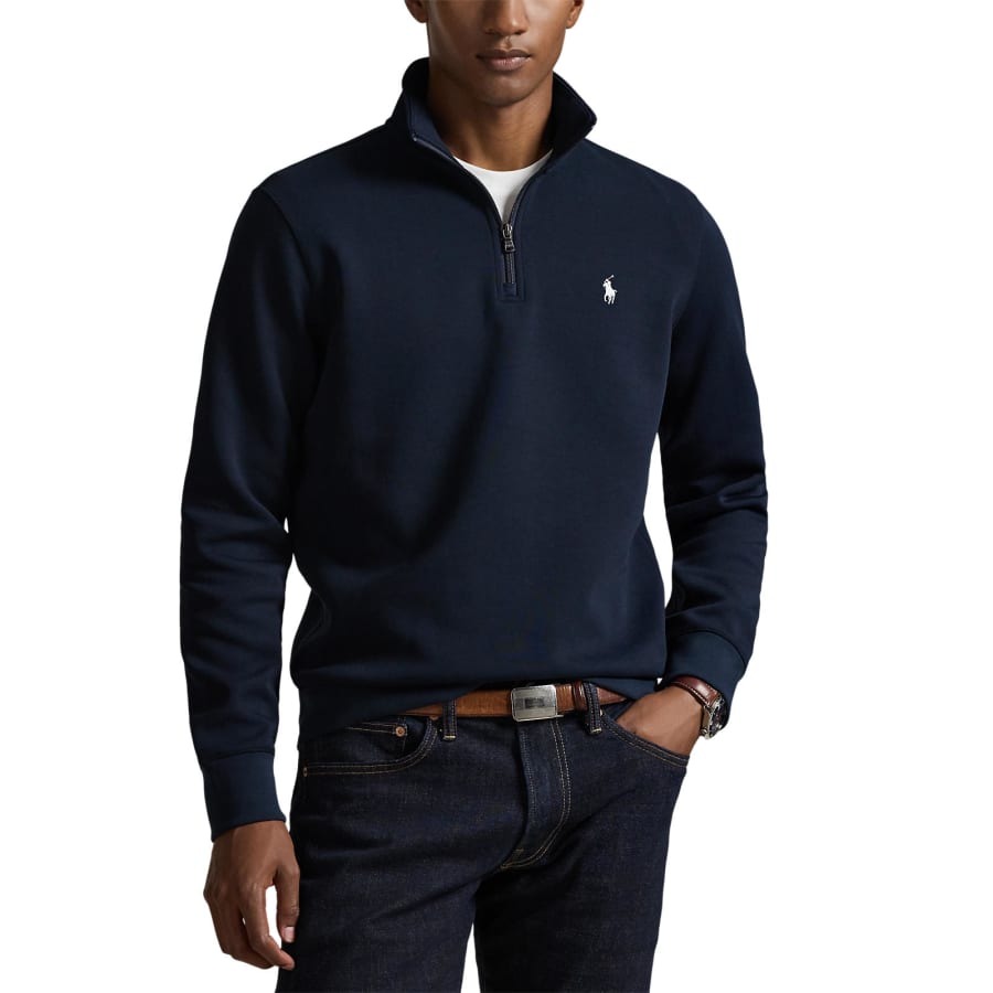 Ralph Lauren Quarter Zip Sweatshirt Navy