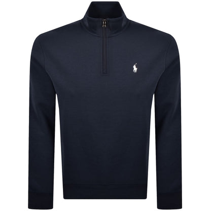 Ralph Lauren Quarter Zip Sweatshirt Navy