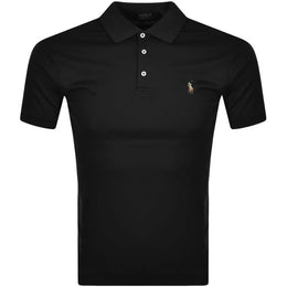 Ralph Lauren Slim Fit Polo T Shirt Black