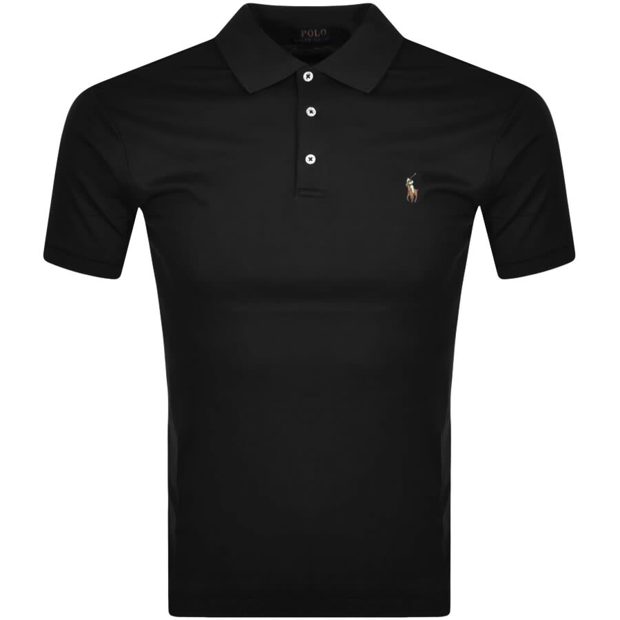 Ralph Lauren Slim Fit Polo T Shirt Black