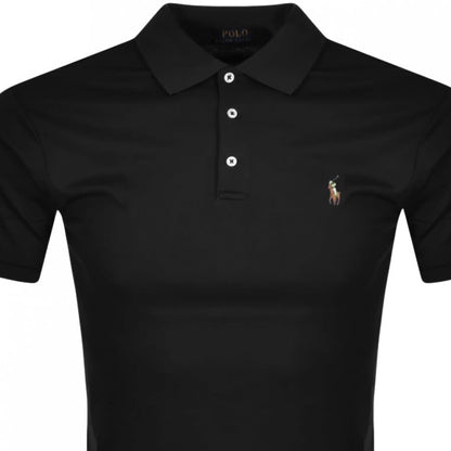 Ralph Lauren Slim Fit Polo T Shirt Black