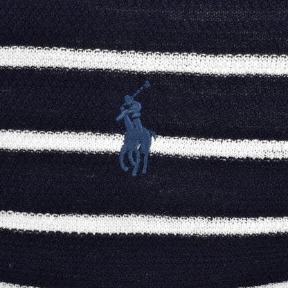 Ralph Lauren Stripe Polo T Shirt Navy