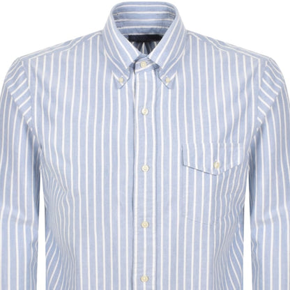 Ralph Lauren Stripe Shirt Blue And White