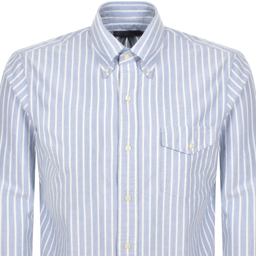 Ralph Lauren Stripe Shirt Blue And White
