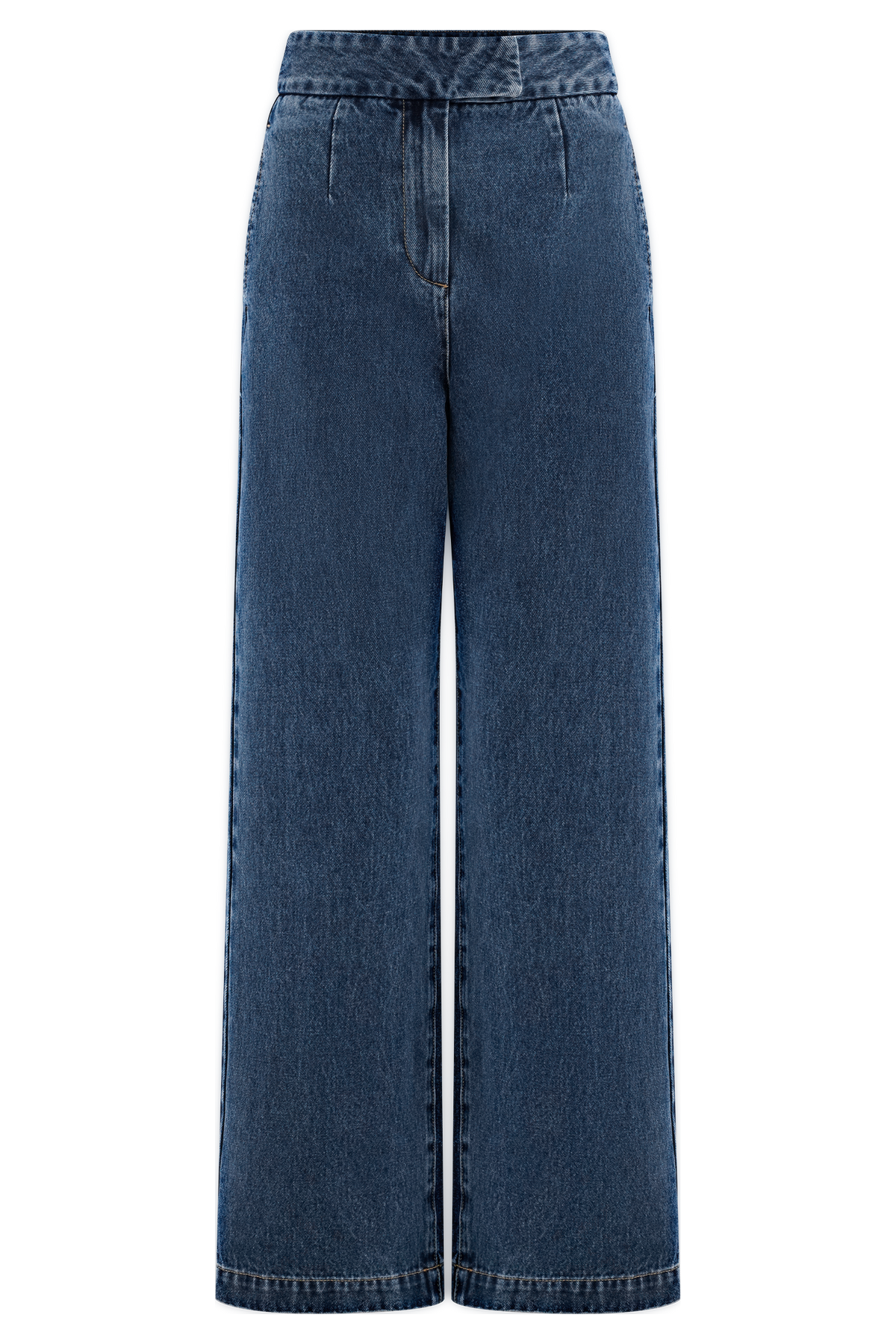 Rayne Wide Leg Denim Jeans - 90'S Blue