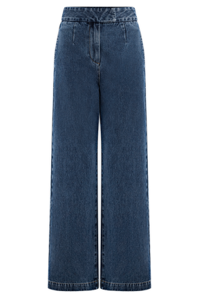 Rayne Wide Leg Denim Jeans - 90'S Blue