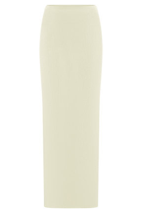 Reagan Knit Maxi Skirt - White