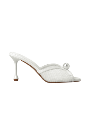 Reena Pearl Mesh Mule - Ivory