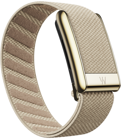 Whoop 5.0 SuperKnit Luxe Band - Dune with Gold