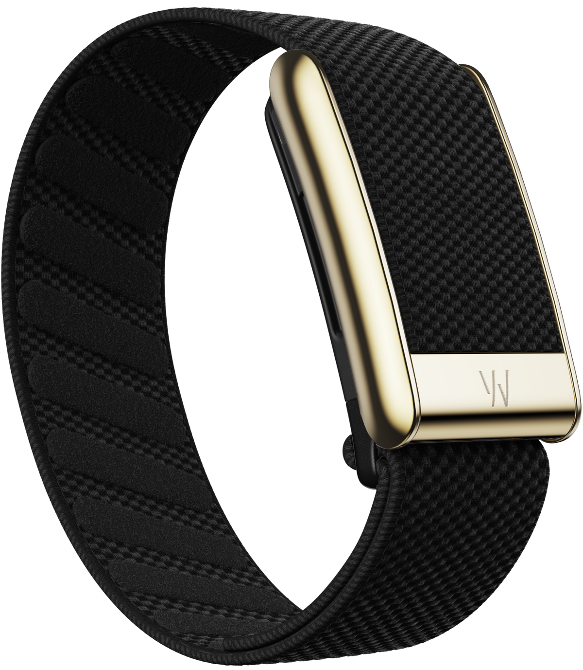 Whoop 5.0 SuperKnit Luxe Band - Obsidian with Gold