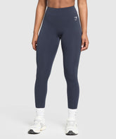 Gymshark Reps Power Leggings - Heavy Blue
