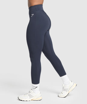 Gymshark Reps Power Leggings - Heavy Blue