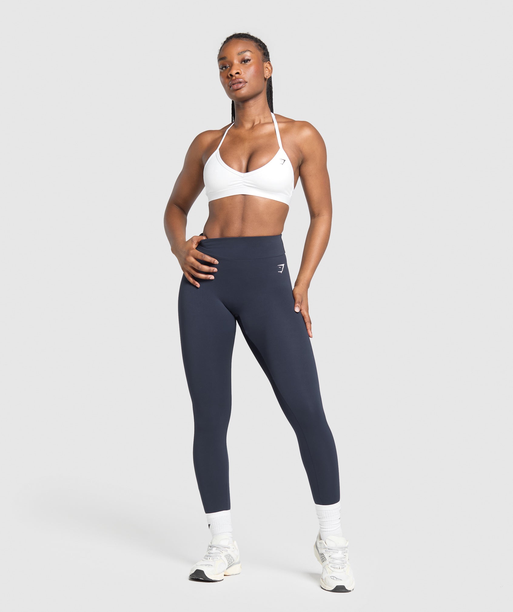 Gymshark Reps Power Leggings - Heavy Blue