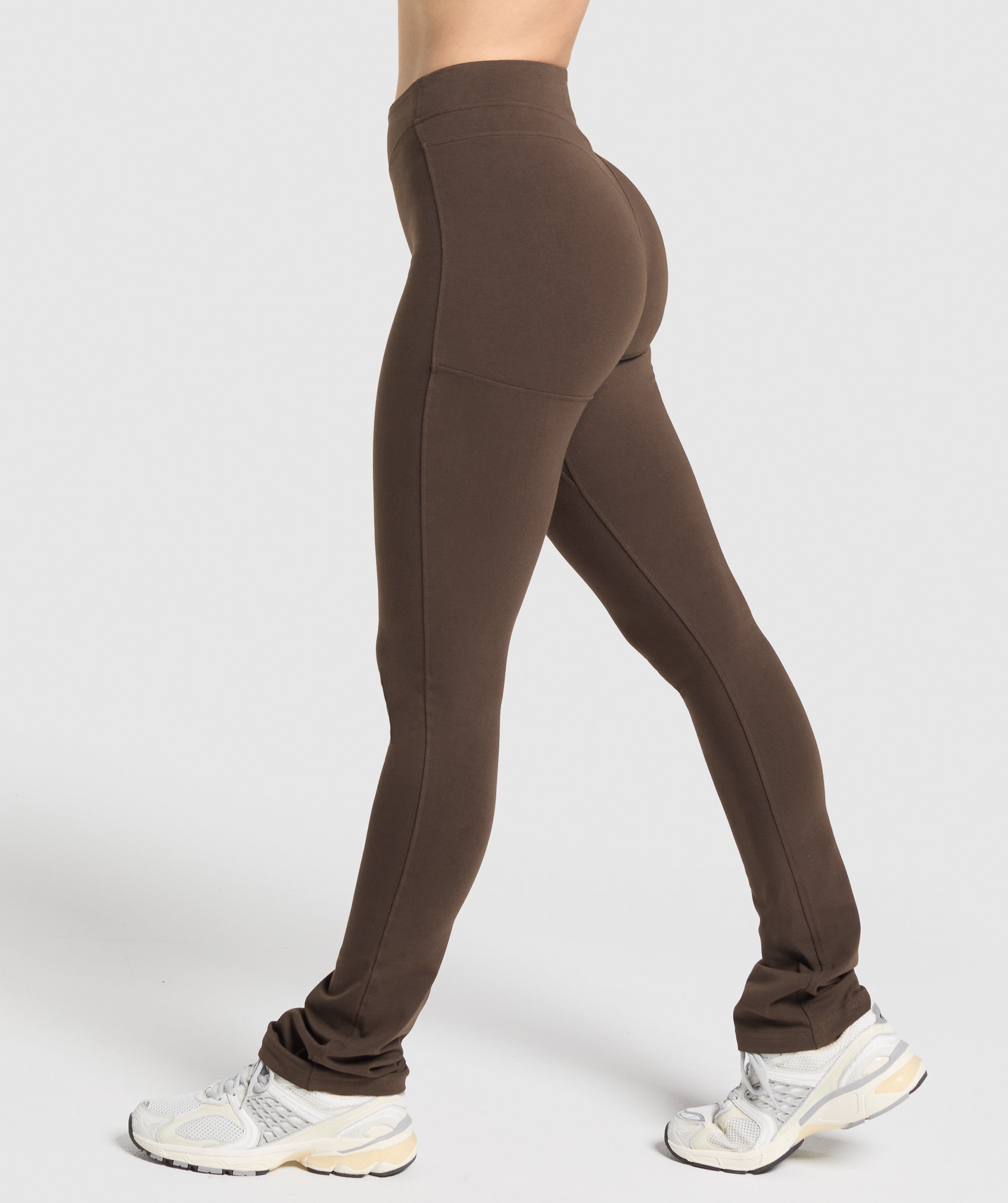 Gymshark Rest Day Bootcut Leggings - Archive Brown