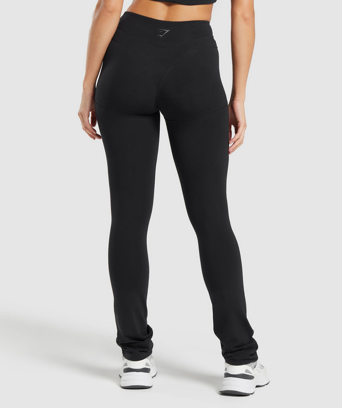 Gymshark Rest Day Boot Cut Cotton Leggings - Black