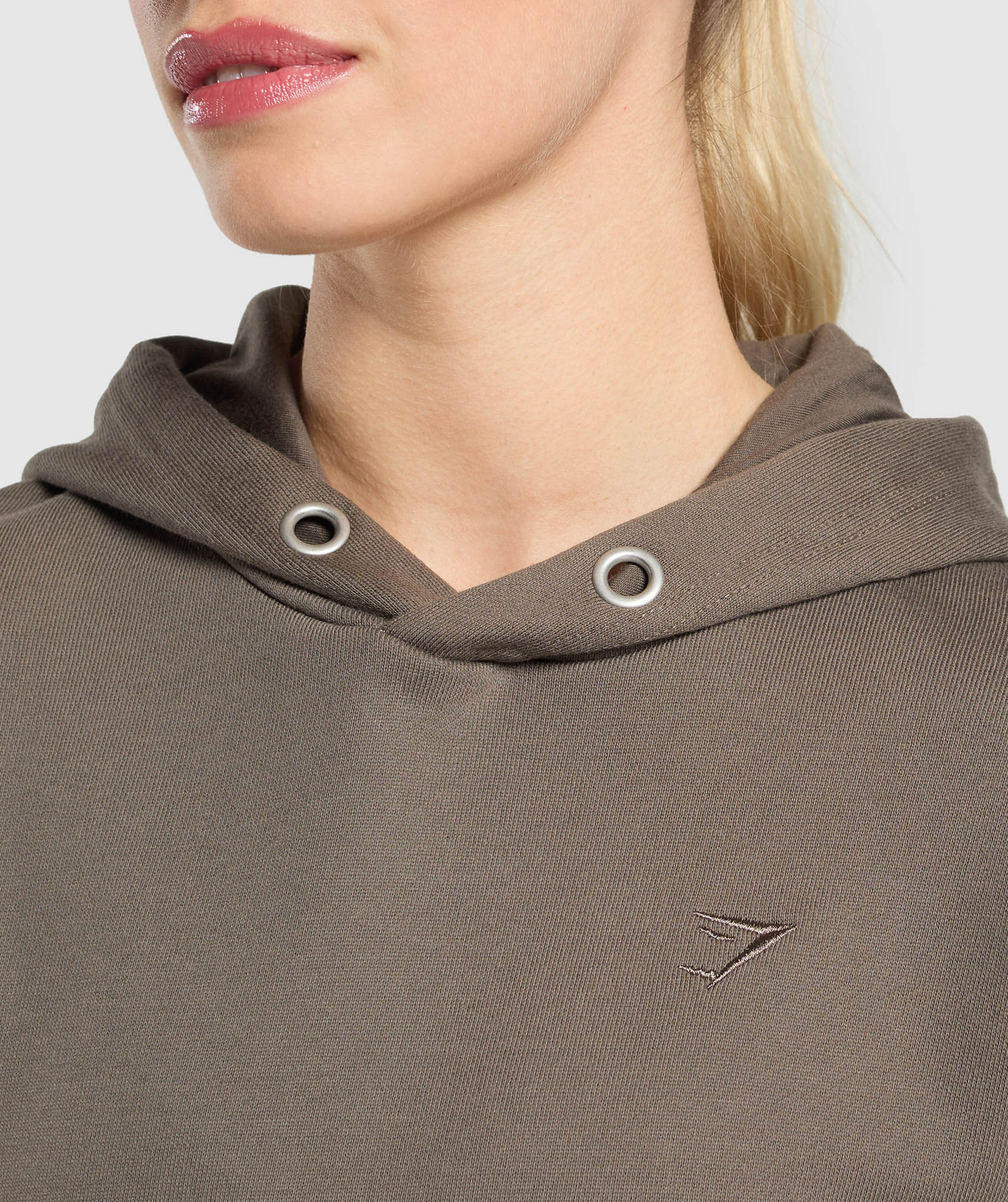 Gymshark Rest Day Sweats 2.0 Oversized Hoodie - Camo Brown