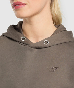 Gymshark Rest Day Sweats 2.0 Oversized Hoodie - Camo Brown