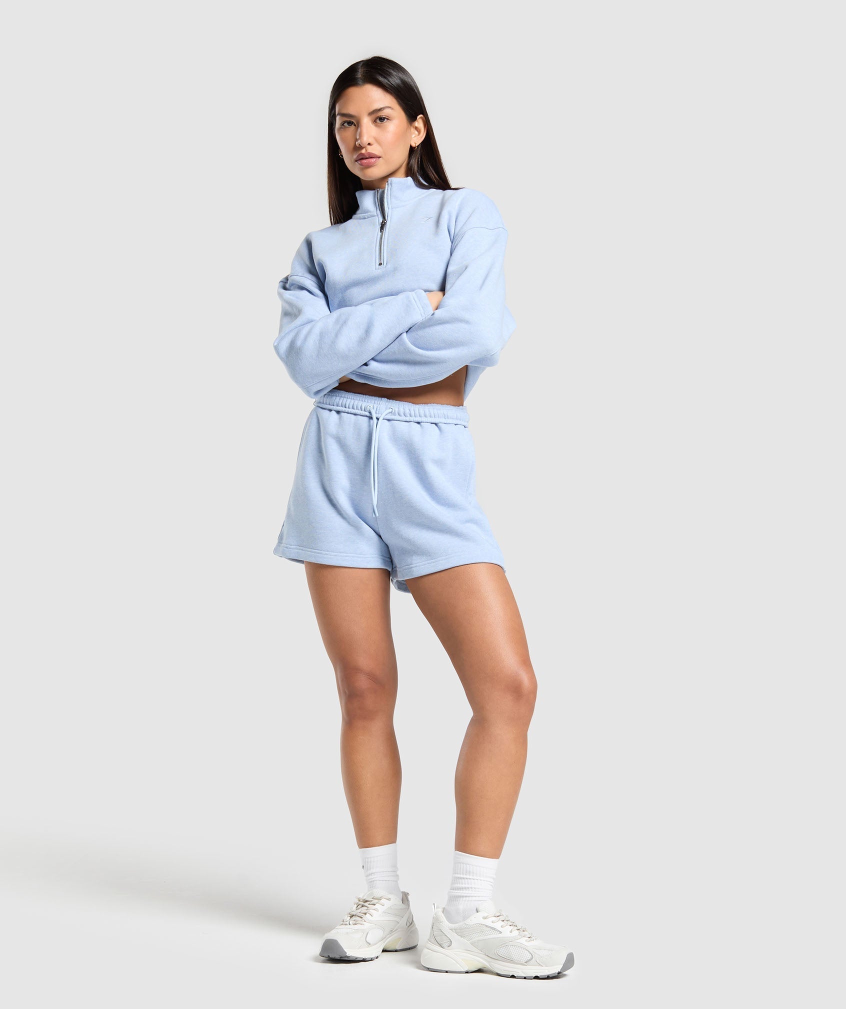 Gymshark Rest Day Sweats 2.0 Shorts - Blue Marl