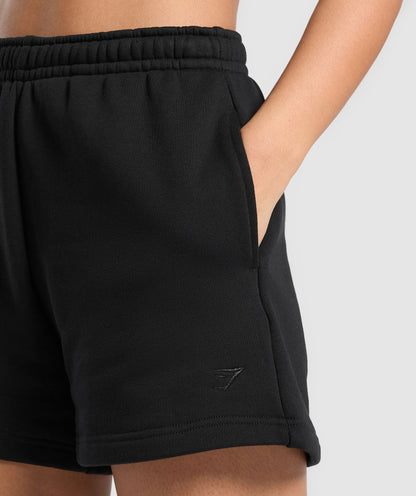 Gymshark Rest Day Sweats 2.0 Shorts - Black