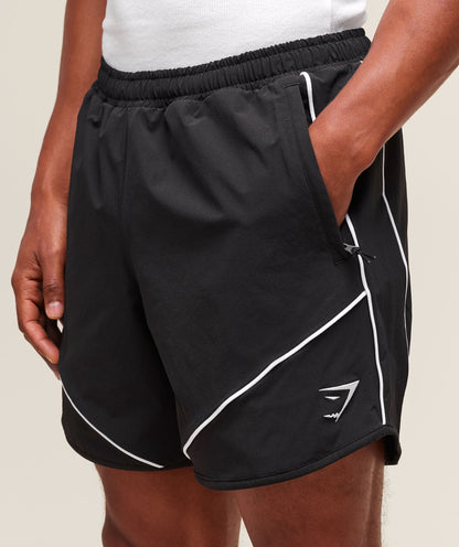 Gymshark Retro Shorts - Black