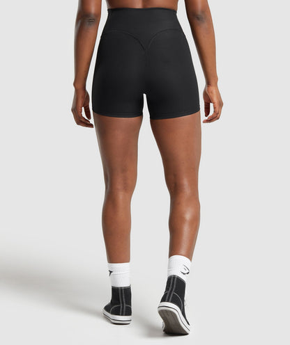 Gymshark Ribbed Shorts - Black