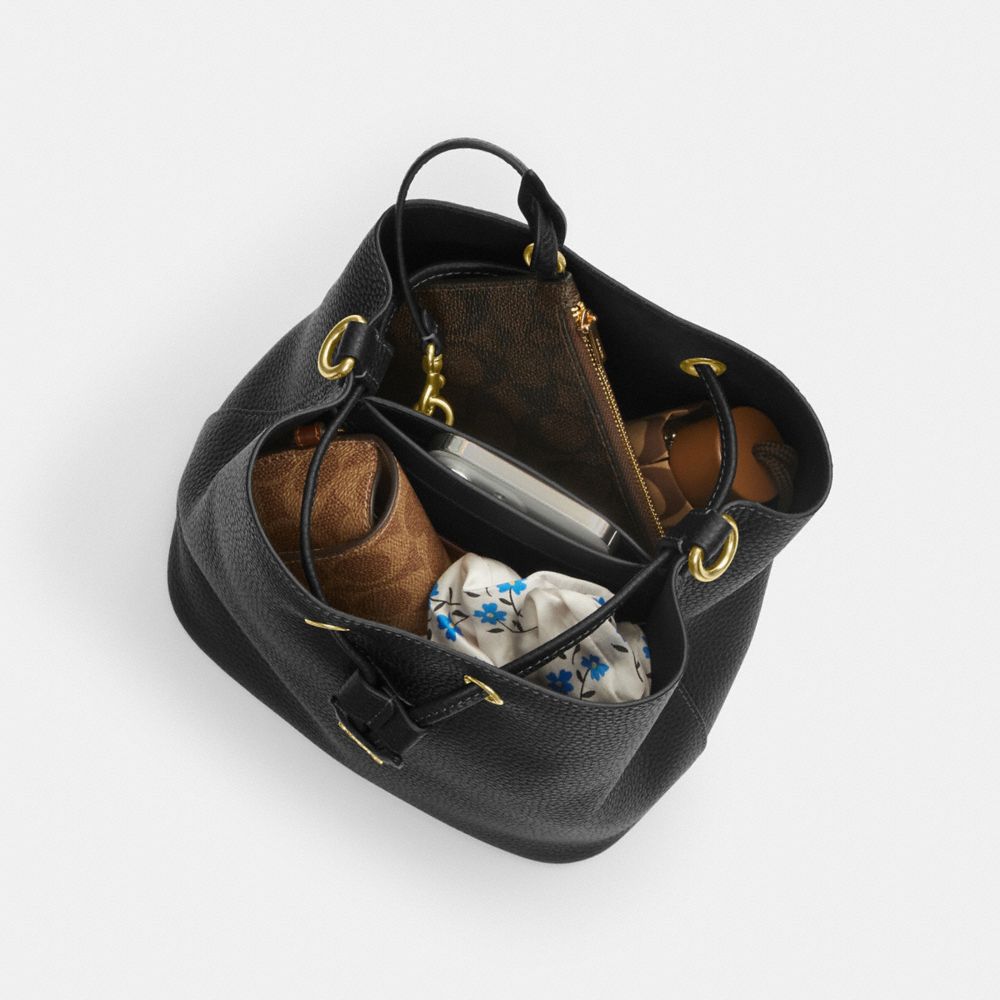 Rowan Bucket Bag With Leopard Print