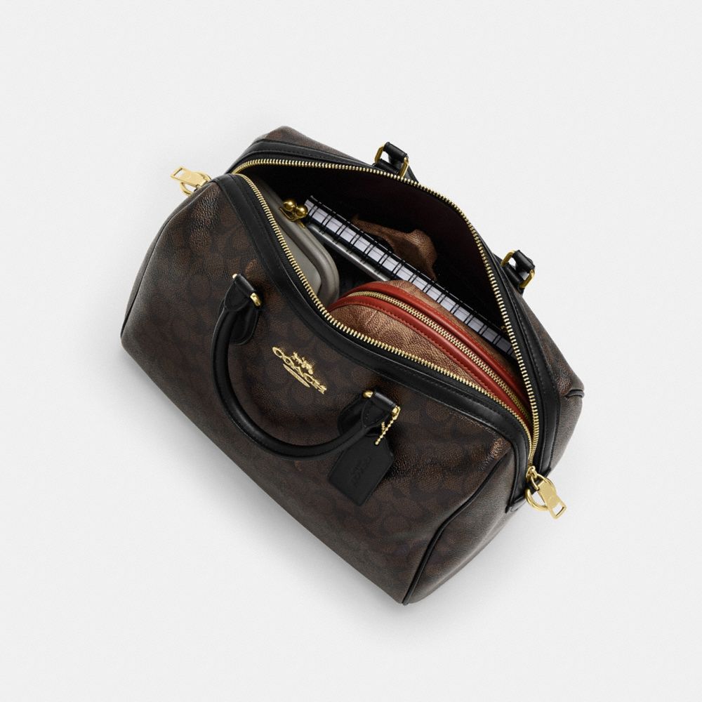 Rowan Large Satchel Bag In Signature Canvas