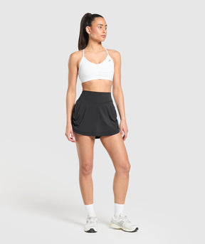 Gymshark Ruched Skort - Black
