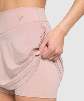 Gymshark Ruched Skort - Muted Pink