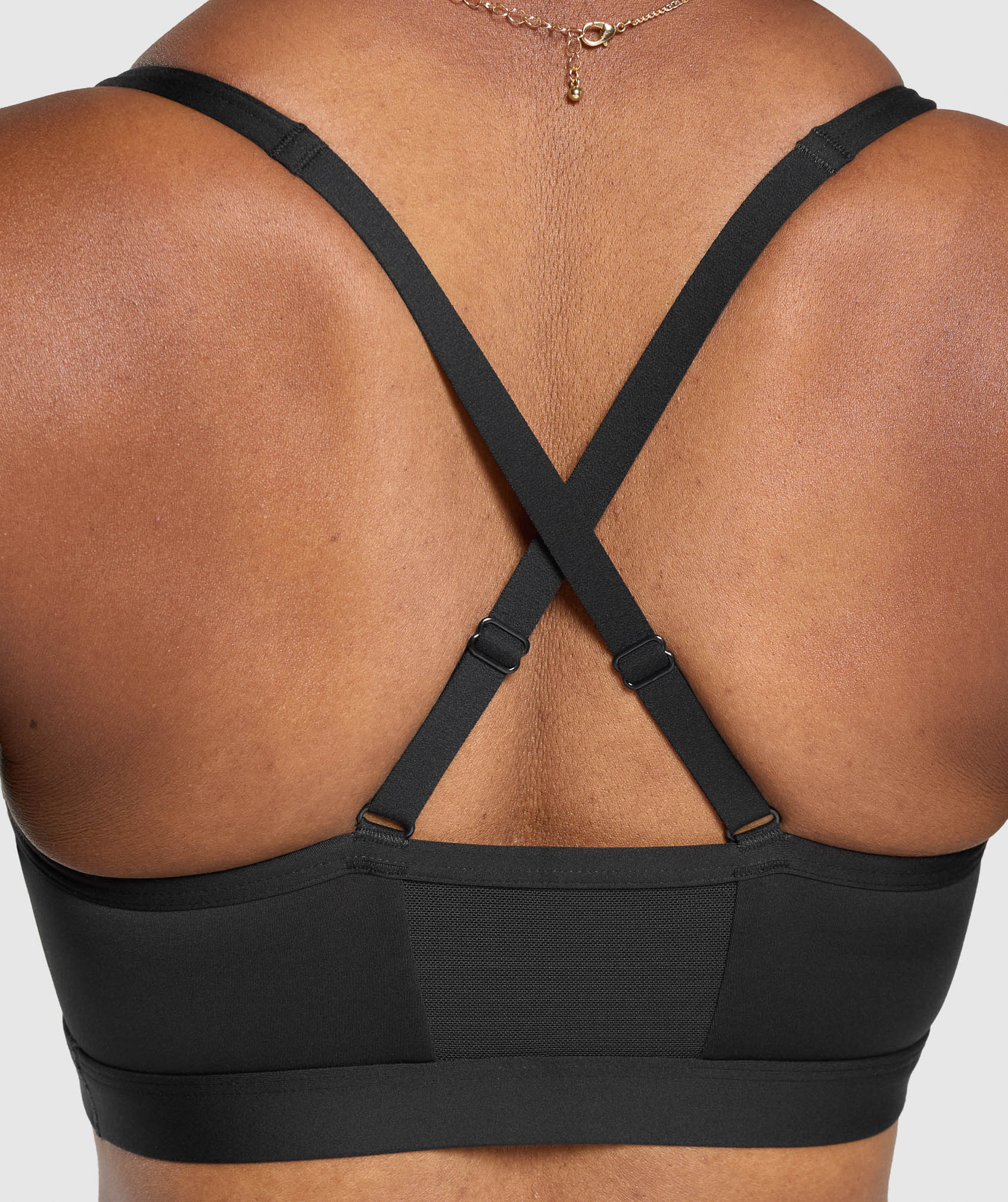 Gymshark Ruched Sports Bra - Black
