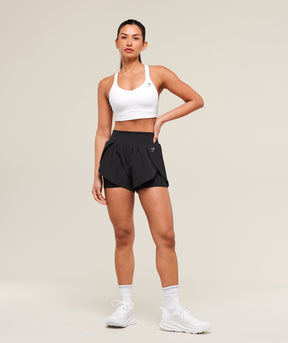 Gymshark Running 2-in-1 Shorts - Black