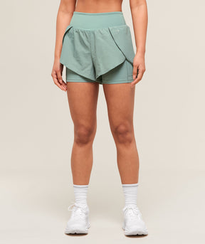 Gymshark Running 2-in-1 Shorts - Celeste Blue