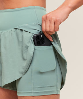Gymshark Running 2-in-1 Shorts - Celeste Blue