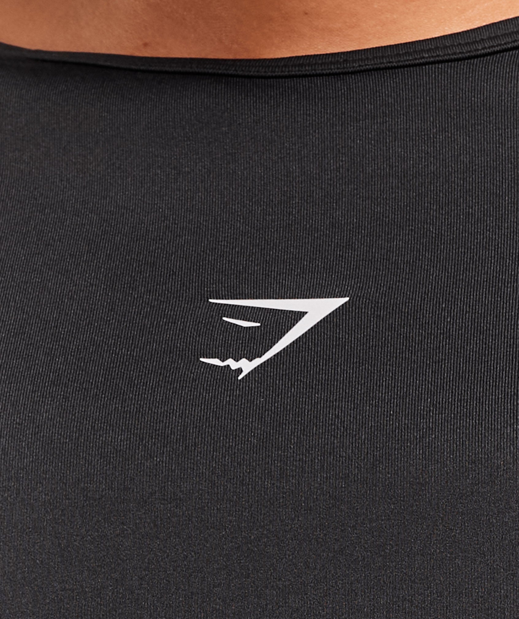 Gymshark Running Back Vent T-Shirt - Black