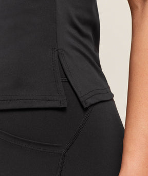 Gymshark Running Back Vent T-Shirt - Black