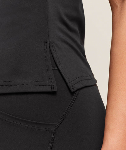 Gymshark Running Back Vent T-Shirt - Black