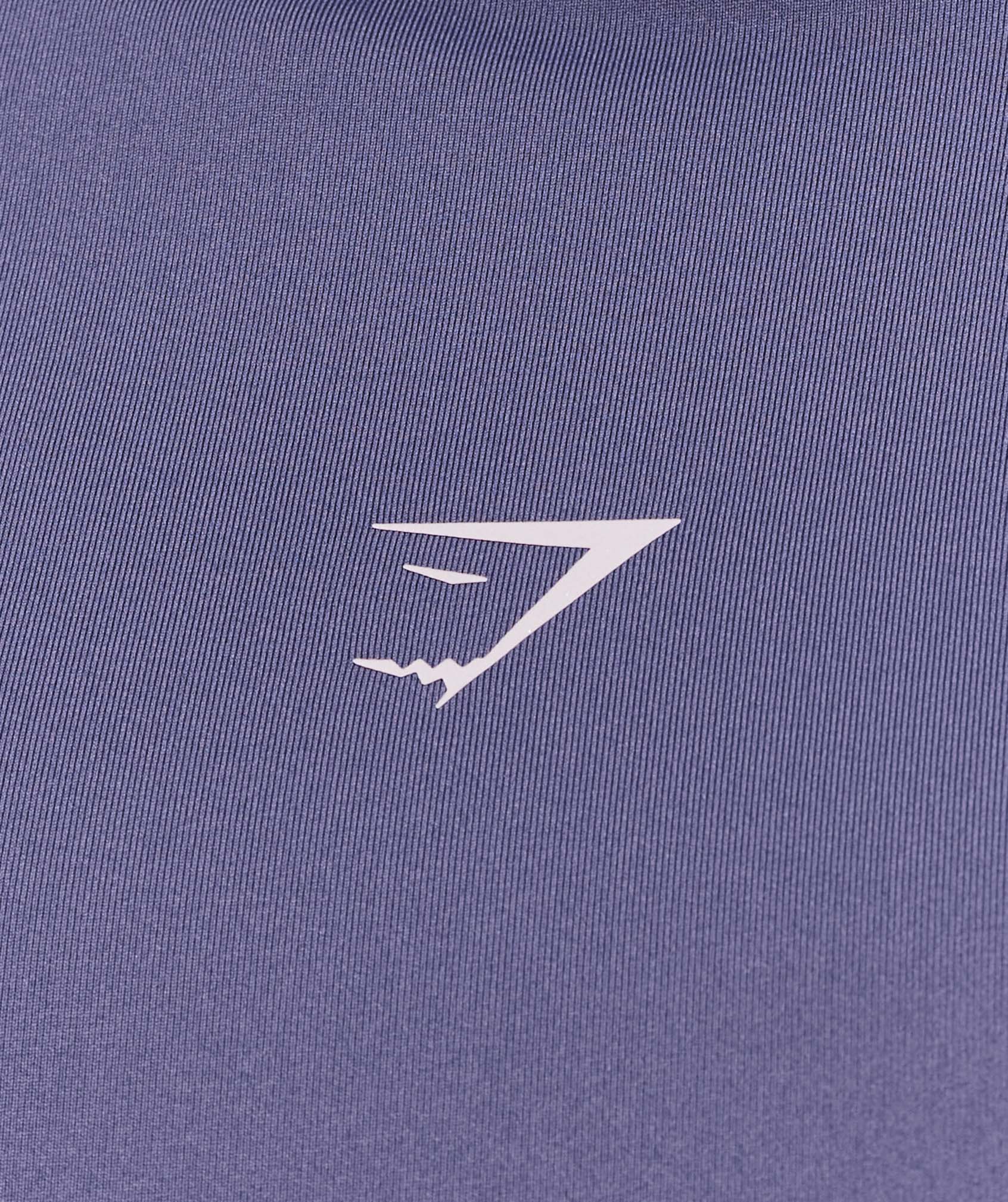 Gymshark Running Back Vent T-Shirt - Weighted Purple