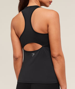 Gymshark Running Back Vent Tank - Black