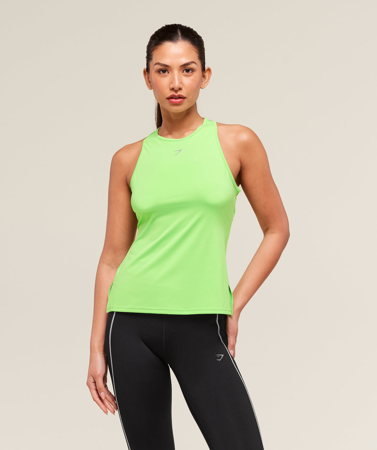 Gymshark Running Back Vent Tank - Energy Gelato Green