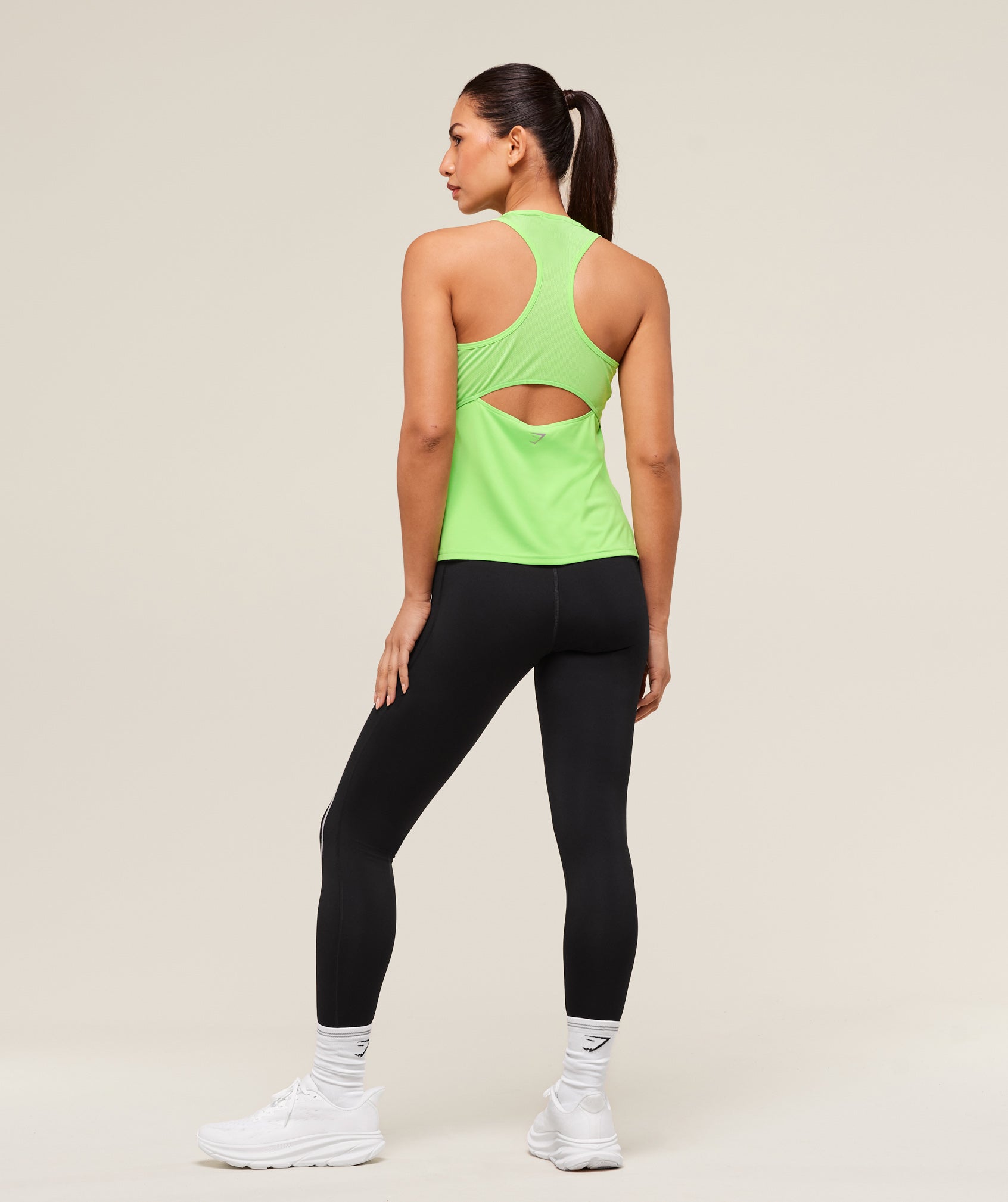 Gymshark Running Back Vent Tank - Energy Gelato Green